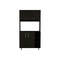 Tuhome 95 Pantry Kit, Four Legs, Double Door Cabinet, Three Shelves, Black ALW5577 - alternate 7